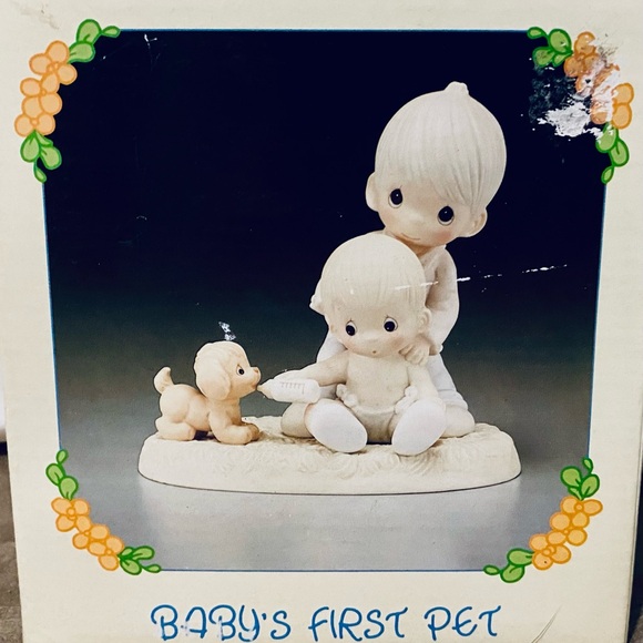 Precious Moments Baby’s 1st Word, 1st Picture, 1st Pet, 1st Haircut, & 1st Trip - Picture 3 of 12